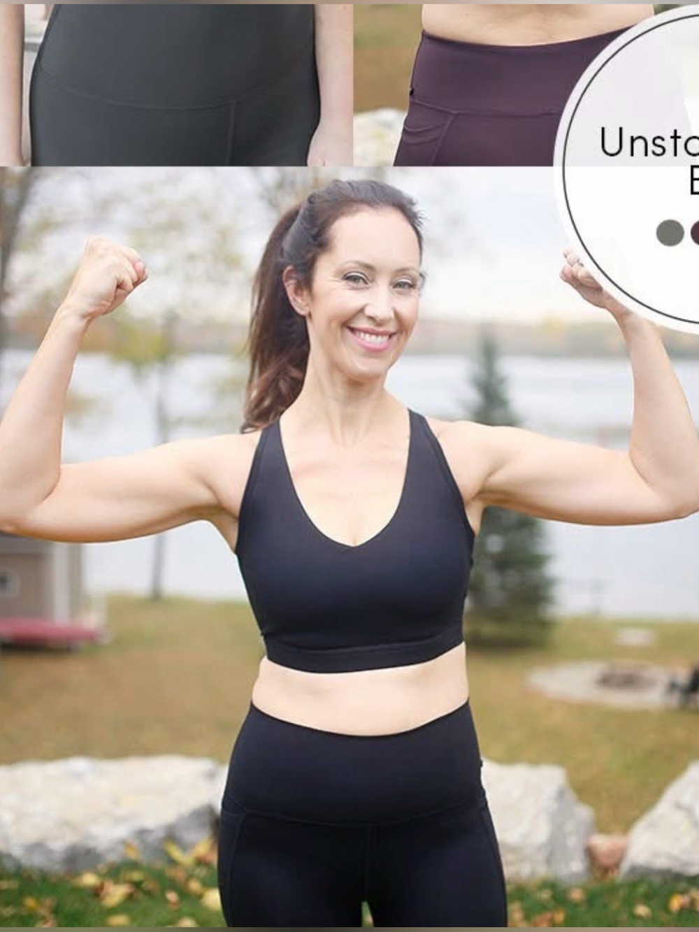Unstoppable Bra (NWT) 🍒Black, Size Medium  *Extremely Stretchy & Supportive*